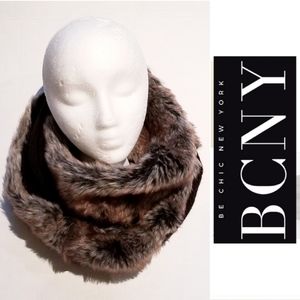 BCNY FAUX FUR INFINITY SCARF